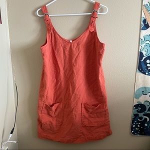 RVCA Burnt Orange Tank Dress